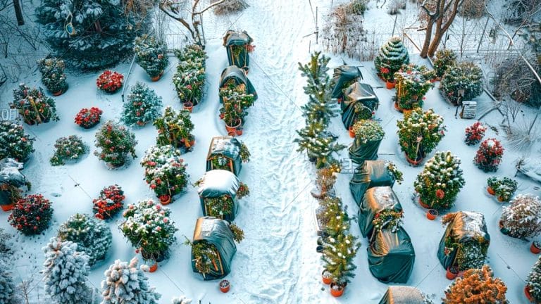 Protégez vos végétaux du gel : découvrez comment bien utiliser les voiles d’hivernage pour garder un jardin radieux